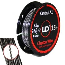 Kanthal A1 Clapton Wire, 5м (32ga + 28ga x 2) - миниатюра