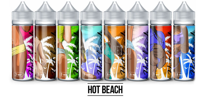 Жидкость для электронной сигареты hot beach
