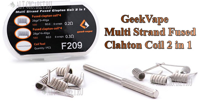 GeekVape Multi Strand Fused Clahton Coil 2 in 1